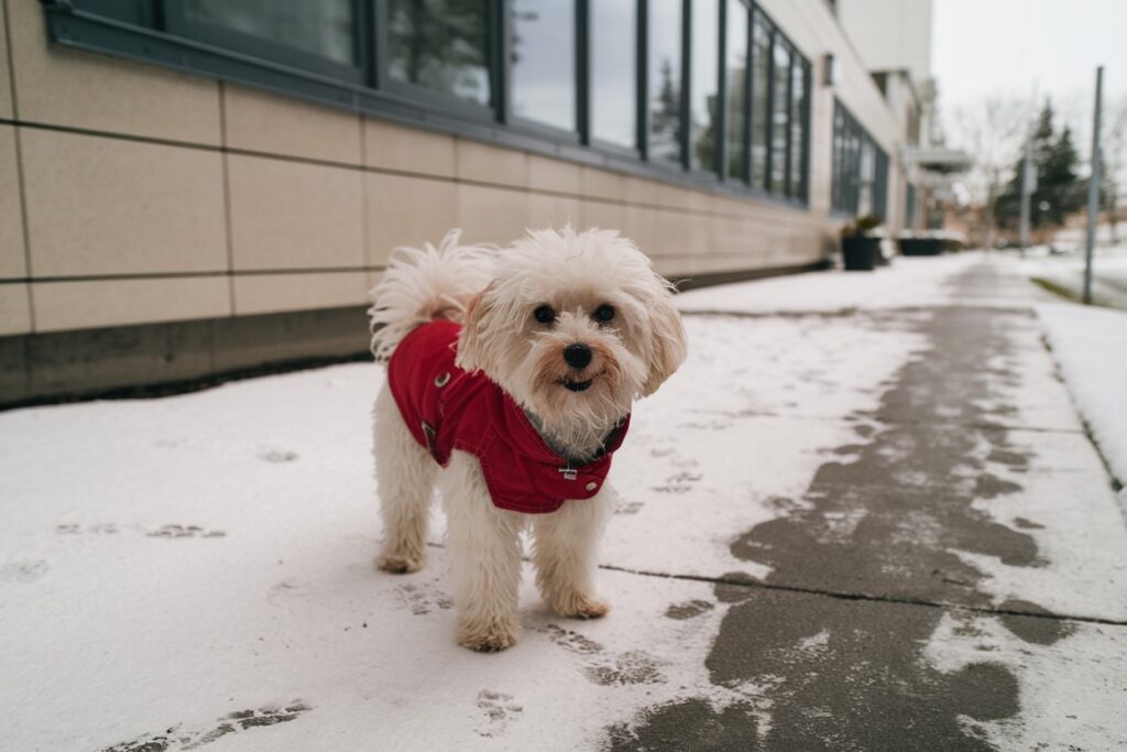 Sól na chodnikach – czy może być groźna dla Twojego psiaka?