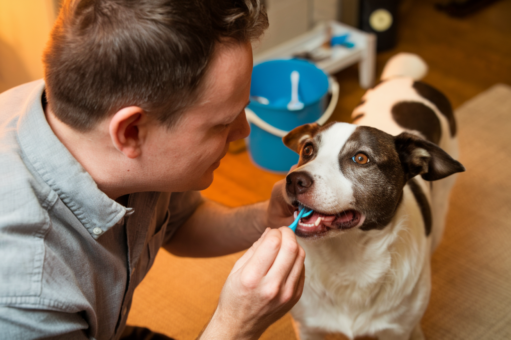 Jak przyzwyczaić psa do mycia zębów?