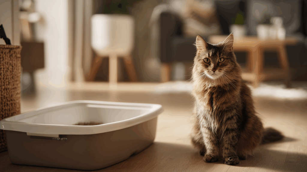 Kot Sika Poza Kuwetą – Czy To Choroba? FLUTD i Problemy z Układem Moczowym